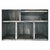 Shelf in Patinated Wood with 15 Compartments, 1940s For Sale - Image 4 of 6