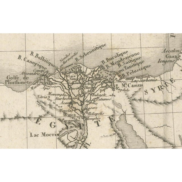 Antique Map of Ancient Egypt, Libya & Syria from Ambroise Tardieu, 1824 For Sale - Image 9 of 12