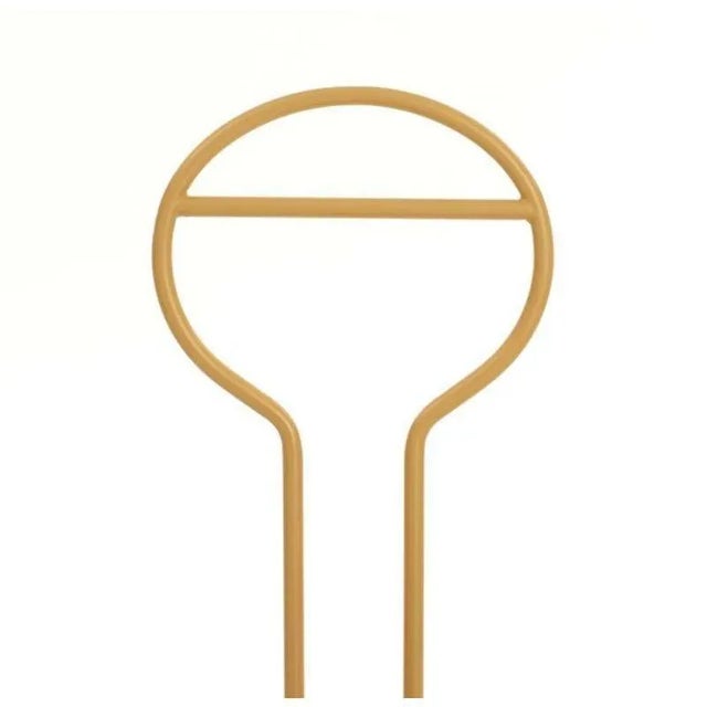 Joly Chairdrobe in Gold with High Back and Avorio Velvet by Colé Italia For Sale - Image 4 of 8