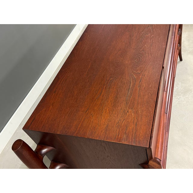 1960s Teak William Hinn Style Mid Century Dresser For Sale - Image 9 of 10