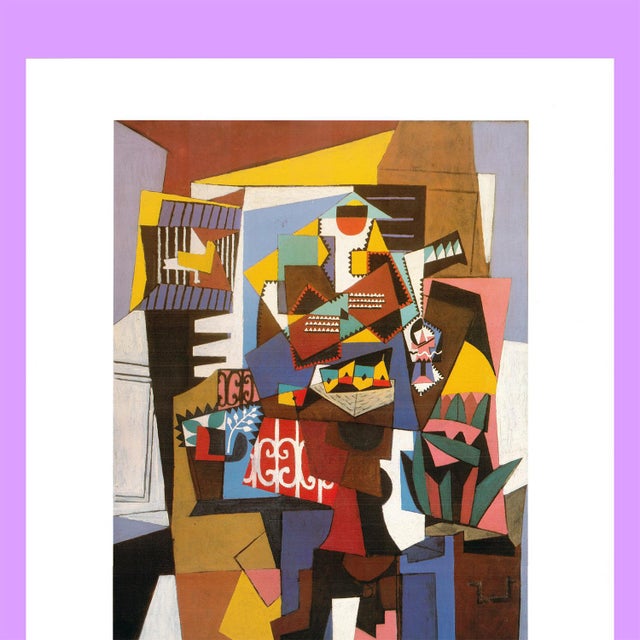 Pablo Picasso After Pablo Picasso - "The Bird Cage" Vintage Art Print Lithography 1988 80s For Sale - Image 4 of 9