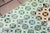 Late 19th Century Dark and Light Green Set of Nineteen Tiles, Portuguese For Sale - Image 10 of 16