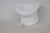 White Fenton Daisy and Button Top Hat Vintage Milk Glass Figurine Vase Cup 4769b For Sale - Image 8 of 13