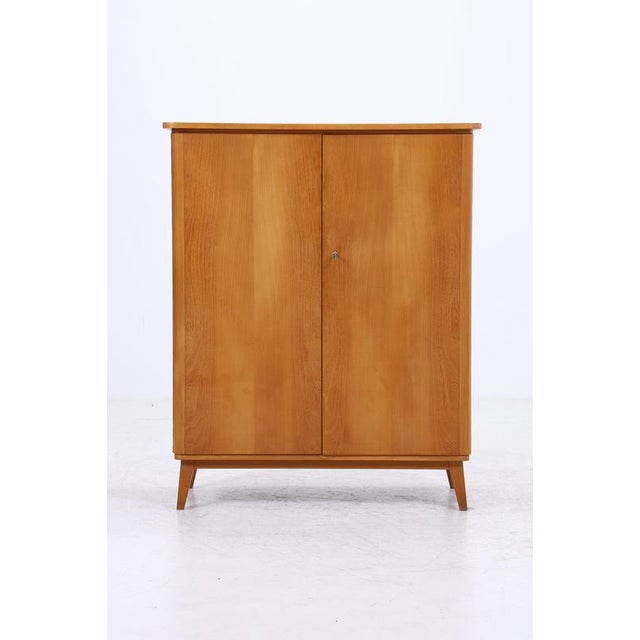 Vintage linen cupboard from the 1960s with compartments & drawers Vintage linen cupboard with integrated drawers • 2 doors...