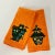 1980s Vintage Americana Boho Chic Halloween Haunted House Guest Tip Towels - A Pair. For Sale - Image 4 of 9