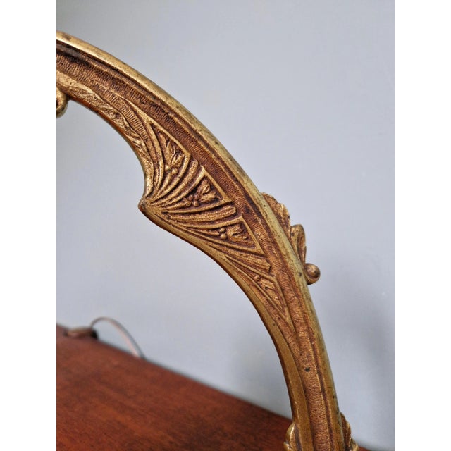 Art Deco Gilt Bronze and Marble Glass Desk Lamp from Muller Frères, 1920s For Sale - Image 11 of 18