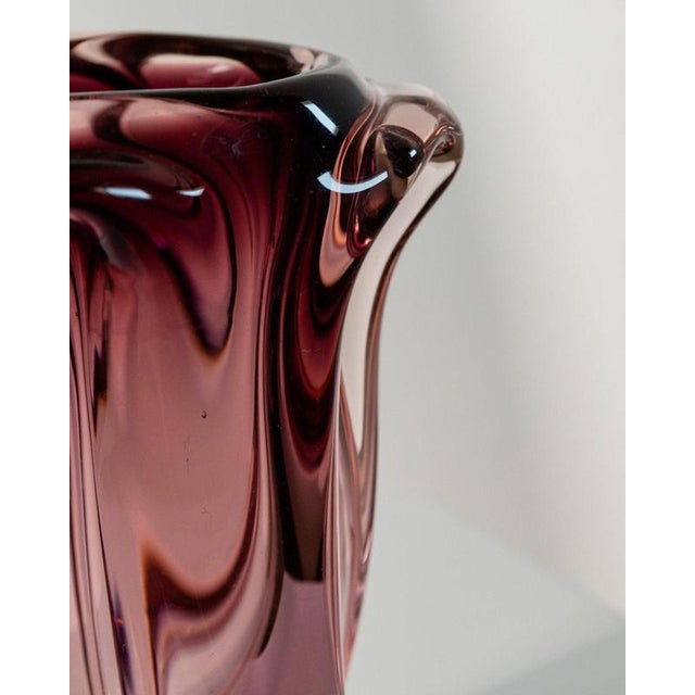 Vintage Murano Glass Vase, 1960s For Sale - Image 3 of 12