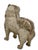 Very Rare & Hard 2 Find Model Antique American Cast Iron Standing Chow Chow Dog Doorstop - Circa 1920s For Sale - Image 9 of 18