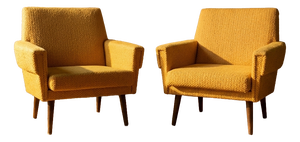 Mid-Century Lounge Chairs, 1960s, Set of 2