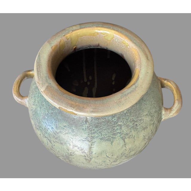 Large & Impressive Vintage Fulper Double Handled 12" Art Pottery Vase In very good original condition showing some typical...