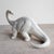 White Vintage Italian Bassano Ceramic Dinosaur Sculpture - White Pottery Brontosaurus Figure, 1970s For Sale - Image 8 of 18