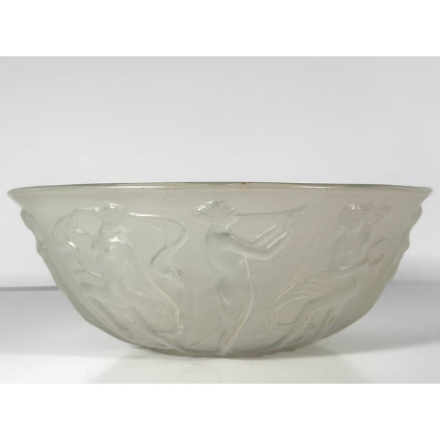 1920s Consolidated Glass Dancing Nymphs Bowl by Reuben Haley c.1926-1932 For Sale - Image 5 of 14