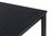 Modern Sardinia Outdoor Aluminum Dining Table - Black For Sale - Image 3 of 6