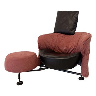 Girotonda Lounge Chair by Francesco Binfare for Cassina, 1980s For Sale