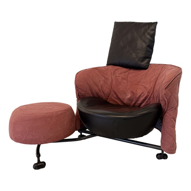 Girotonda Lounge Chair by Francesco Binfare for Cassina, 1980s For Sale