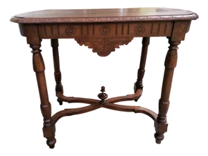 Louis XVI Raised Table in Carved Wood, 1890s