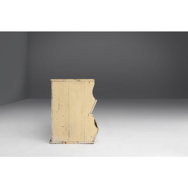 Industrial Compartment Cabinet with Rich Patina, France, 1890s For Sale - Image 10 of 11