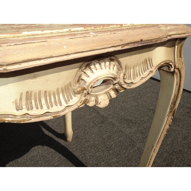 Vintage Rustic French Provincial End Table - Side Table For Sale - Image 10 of 12