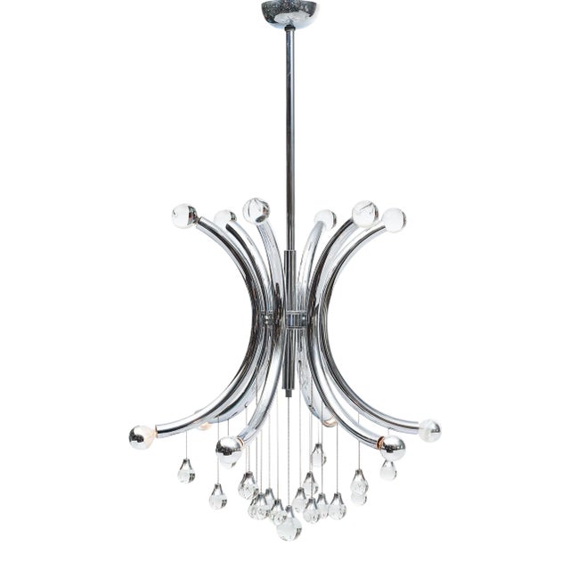 Modern Italian Chandelier For Sale