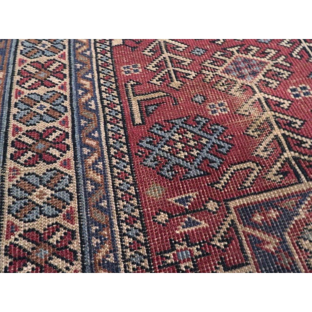 Mid 20th Century Galerie Shabab Collection Mid-20th Century Turkish Anatolian Throw Rug For Sale - Image 5 of 8