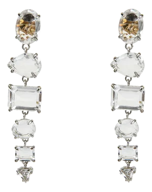 Kelly Earrings Base Metal, Silver