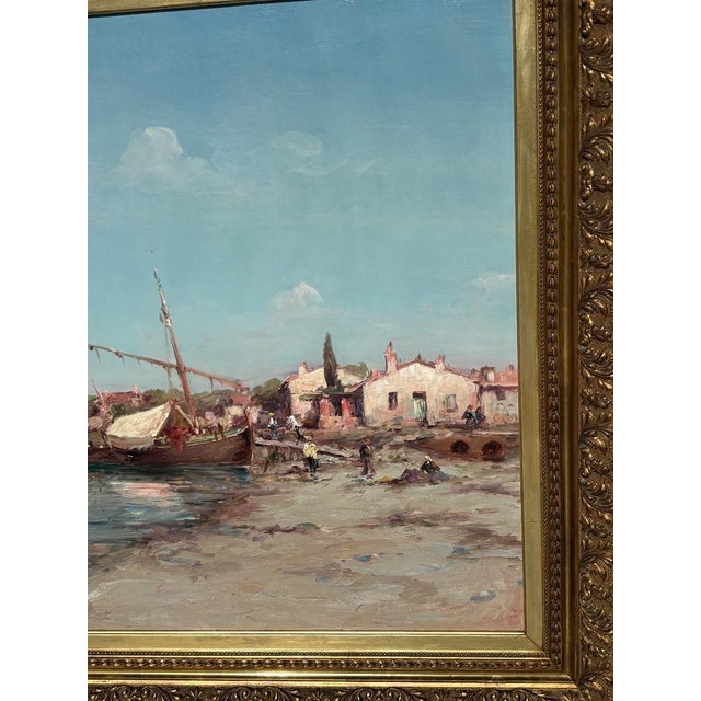 Émile Godchaux, Seascape Painting, 19th Century, Oil on Canvas For Sale - Image 3 of 13