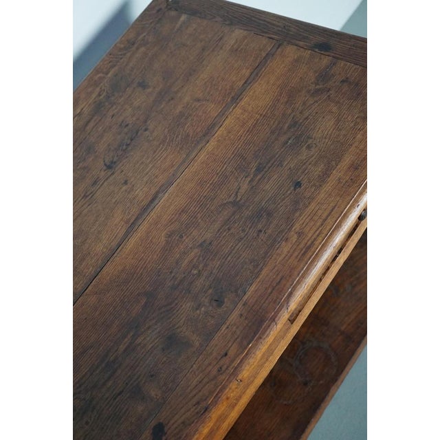Antique French Rustic Oak Console, 19th Century For Sale - Image 5 of 18