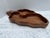 1980s Vintage 1970s Monkey Pod Large Wood Leaf Tray For Sale - Image 5 of 7