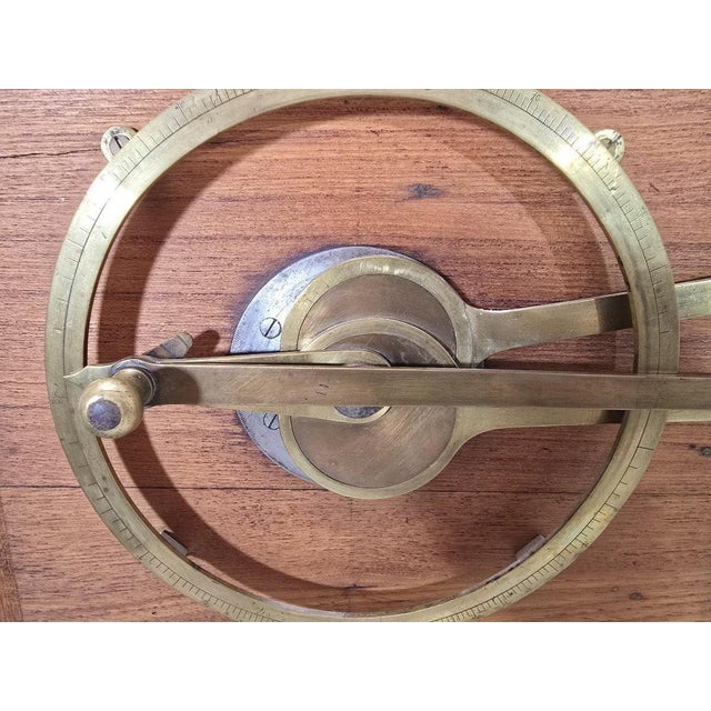 Educational Mechanical Model in Bronze and Wood, 1870 For Sale - Image 9 of 12