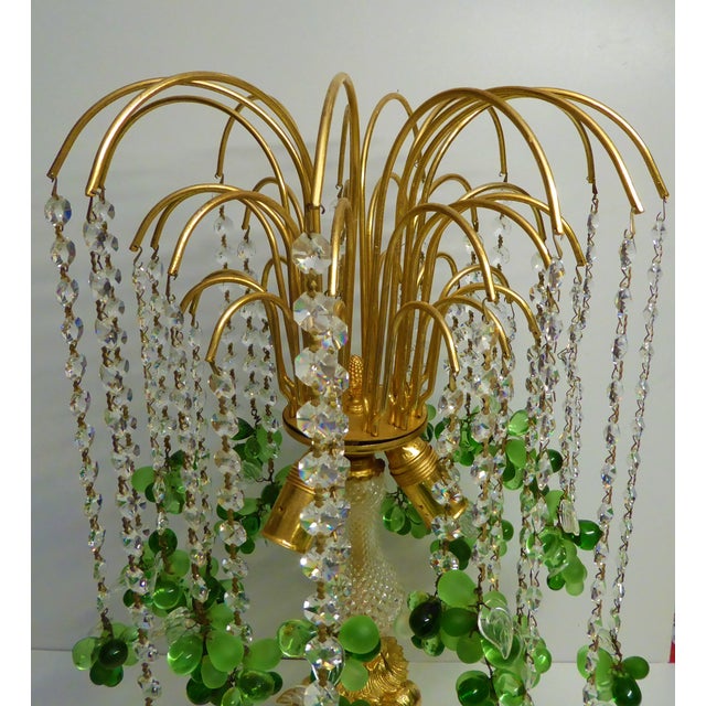 Waterfall Murano Table Lamp in Glass and Bronze, 1970s For Sale - Image 11 of 14