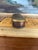 18th Century Likely Dutch Brass and Copper Toned Snuff or Tobacco Box With Engraved Figural Scenes and Script. For Sale - Image 4 of 8