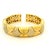 Vintage Italian 18k Gold Diamond Wide Cuff Bracelet For Sale - Image 10 of 16
