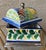 1970s Colorfully Charming Late 20th-Century Talavera Lidded Box on Pewter Pedestal Base, Mexico For Sale - Image 5 of 11