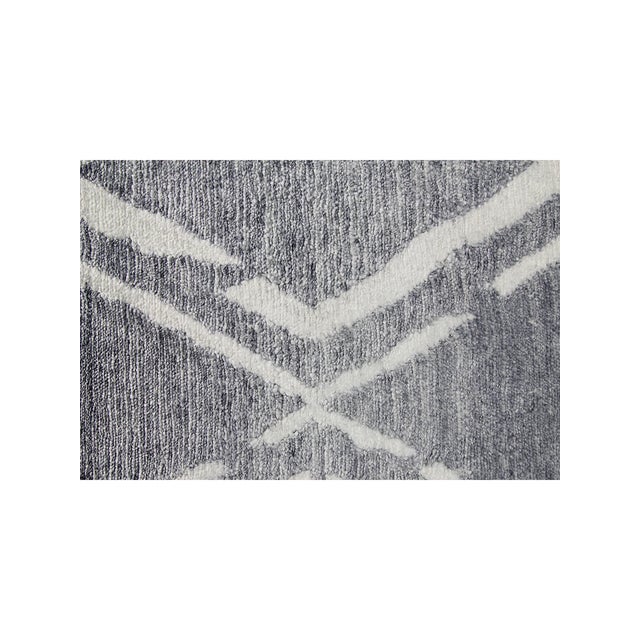 Textile Handwoven Contemporary Area Rug 12x18 For Sale - Image 7 of 9