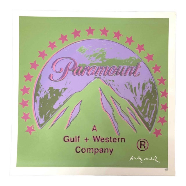 1990s After Andy Warhol "Paramount Classic" Lithograph For Sale