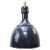 1950s Vintage Industrial Blue Enamel Pendant Lamp, 1950s For Sale - Image 5 of 5