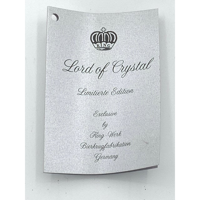 Glass King Werk Lord of Crystal German Beer Stein For Sale - Image 7 of 9