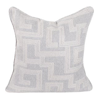 Indoor/Outdoor Pillow 24 x 24 Syros Fog For Sale