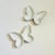 White Ceramic Butterfly Tray For Sale - Image 12 of 12