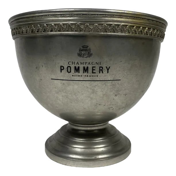 Vintage Art Deco French Pommery Champagne Bucket, 1930s For Sale
