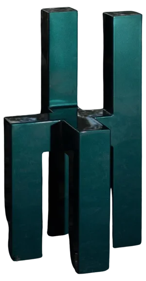 Chapa Y Pintura Colored Steel Seat by Mut Design