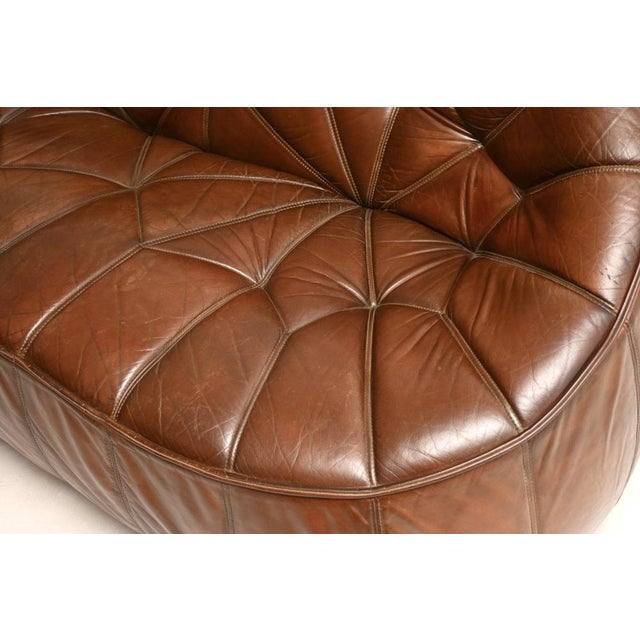 Vintage Moroccan Ottoman Sofa in Leather by Noé Duchaufour-Lawrance for Ligne Roset, 1990 For Sale - Image 16 of 18