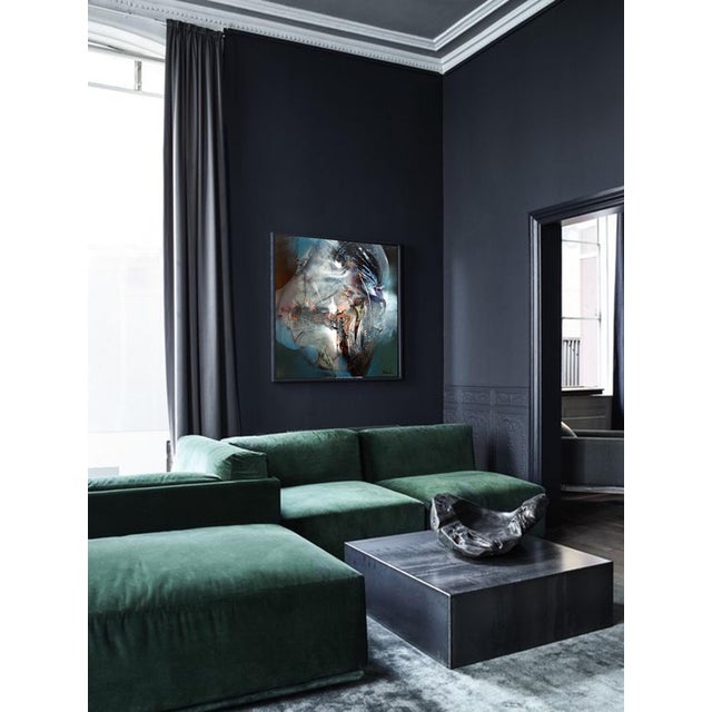 Anatomy of an Unfinished Light series “Between the Dark and the Divine” acrylic painting on canvas / 70 × 70 cm / signed...