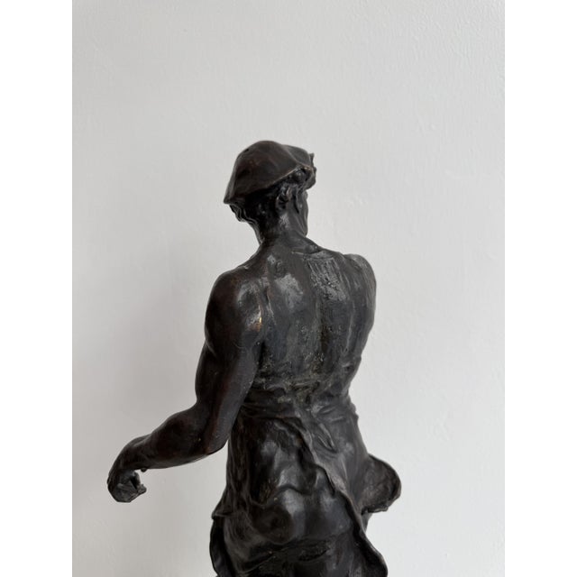 Metal Blacksmith, 19th Century, Bronze For Sale - Image 7 of 16