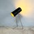 Mid-Century Modern British Black Enamelled Steel Table and Wall Lamp by John Brown for Plus Lighting, 1960s For Sale - Image 3 of 10