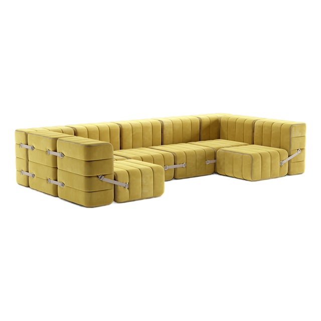Flexible U-Sofa from Ambivalenz, Set of 15 For Sale