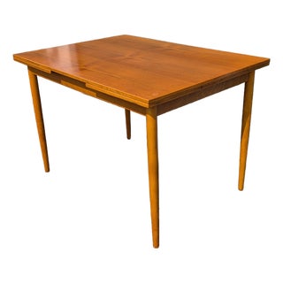 Edsby Edsbyverken 740 T Swedish MCM Teak Extendable Dining Table For Sale