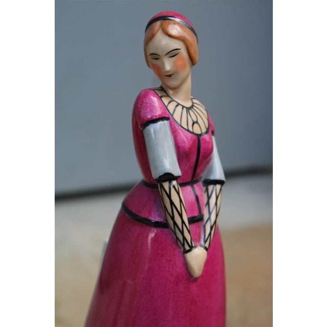 1930s Art Deco Romeo and Juliet Table Lamps from Robj, France, 1930s, Set of 2 For Sale - Image 5 of 13