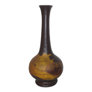 Haeger Earth Wrap Bud Vase Circa 60s