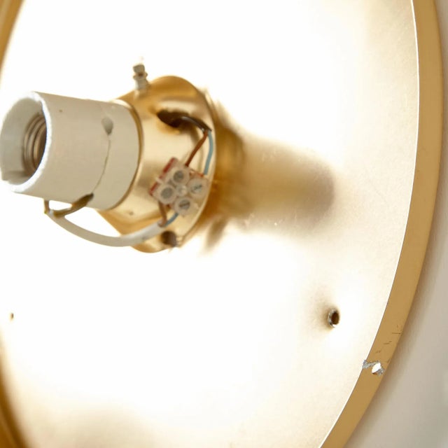 Brown Metal Wall Lamp, 1970s For Sale - Image 10 of 11